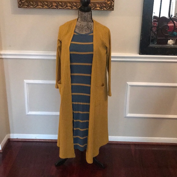 Sweaters - Lularoe ribbed small mustard Sara Sweaters - Lularoe ribbed small mustard Sara